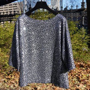 GAP Sequin Kimono Sleeve Top